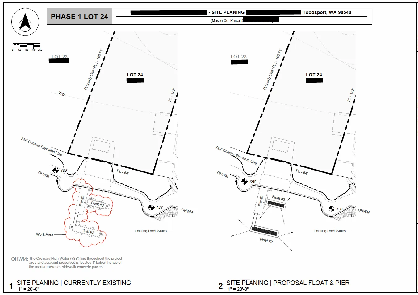 Waterfront structure and shoreline protection system modeled for Lake Cushman.