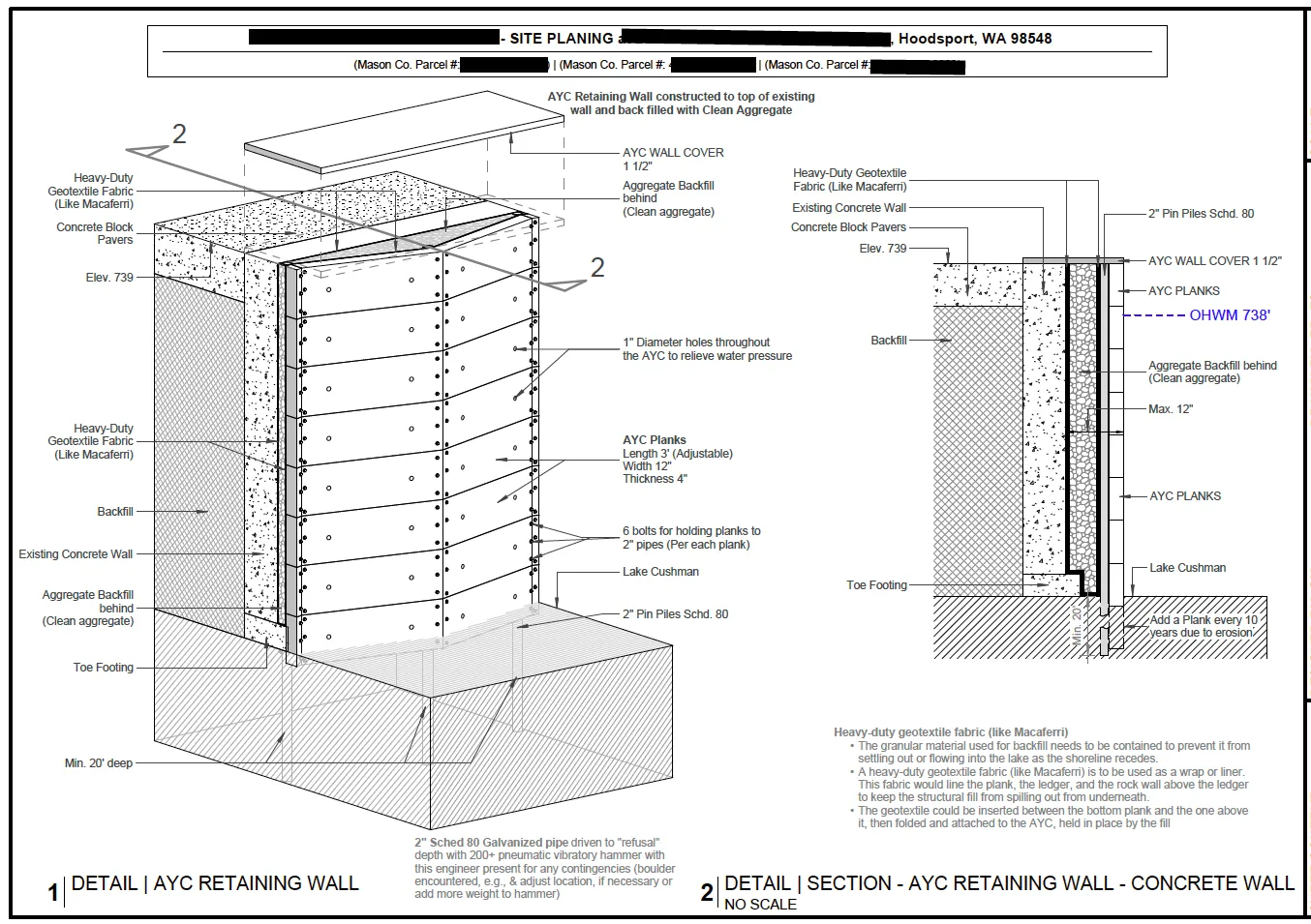 Waterfront rendering showing the project vision for long-term shoreline resilience.