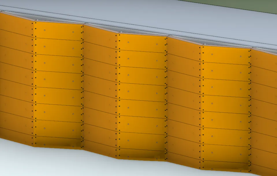 Project drawing set detail for the Hoodsport shoreline approval package.